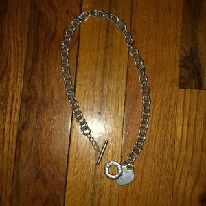 R Engraved Tiffany & Co Necklace and Bracelet